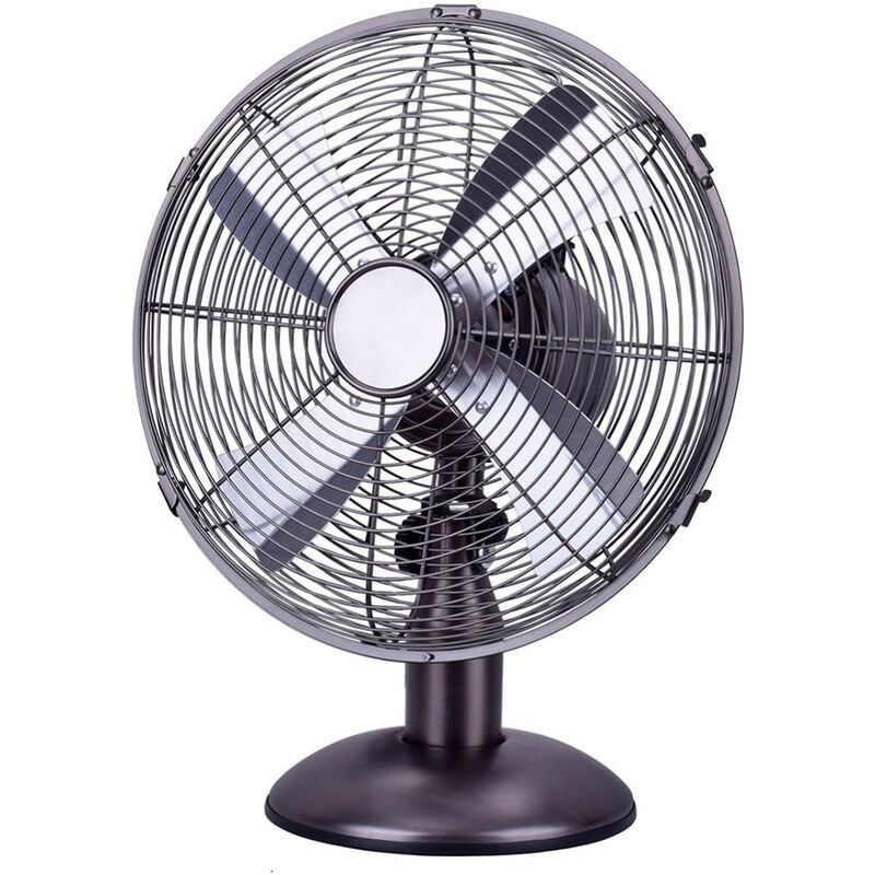 Ventilateur de table VOLTMAN BOREA S 50W D30cm Noir