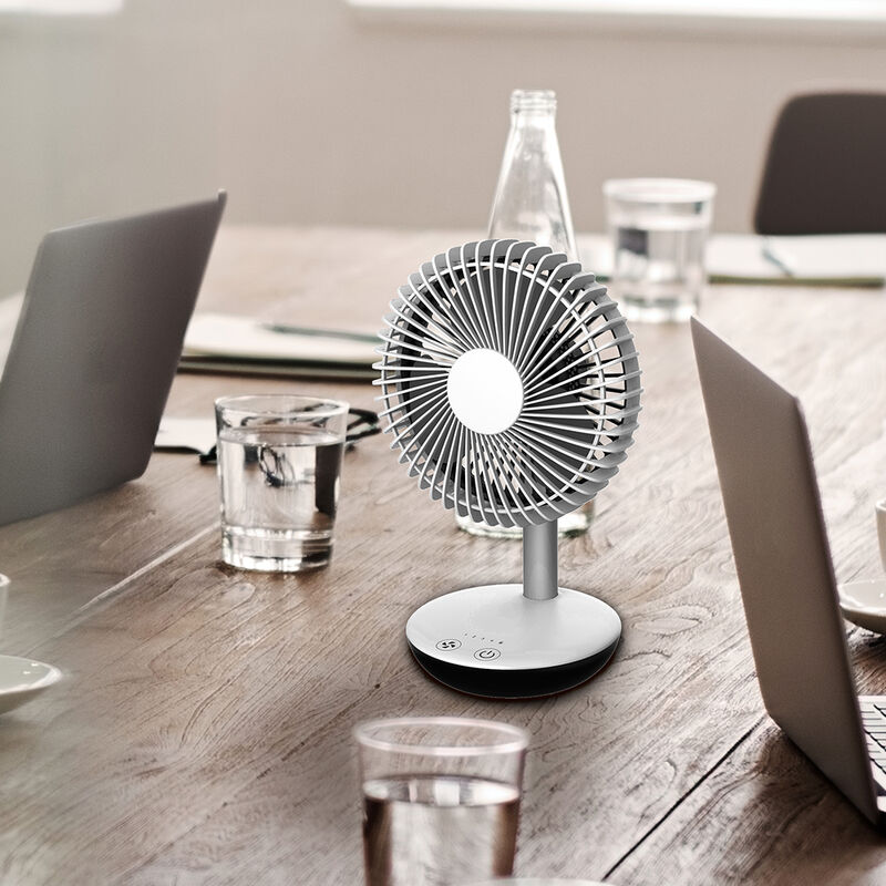 Mini ventilateur de table sans fil SMART-E 3W Ø15cm - rechargeable - Voltman