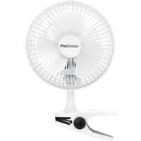 Mini Ventilateur à Pince - 2 Vitesses, 15 cm - Petit, Portable, Silencieux - pour Maison, Table, Bureau Pro Breeze