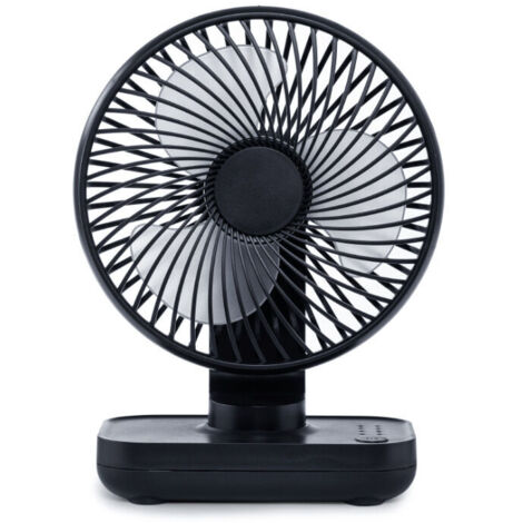 Mini ventilateur de bureau, petit ventilateur USB silencieux, batterie rechargeable 4000 mAh, 4 vitesses, ventilateur de tabl