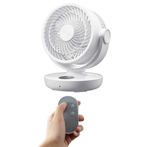 Mini ventilateur de camping USB 10 000 mAh, portable, avec télécommande, pour tente