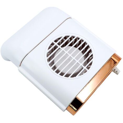 Mini ventilateur de dossier de siège auto avec chargement USB 4 vitesses - Blanc