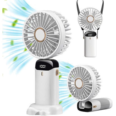 Elixir - Ventilateur de cou portable, ventilateur de cou pliable