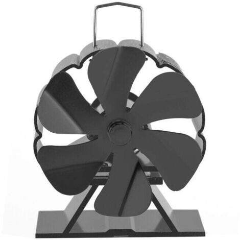 AOUGO Mini ventilateur de poêle/ventilateur silencieux pour la circulation de la chaleur/ventilateur de brûleur à bois/brûleur à bois Eco Fire Fan