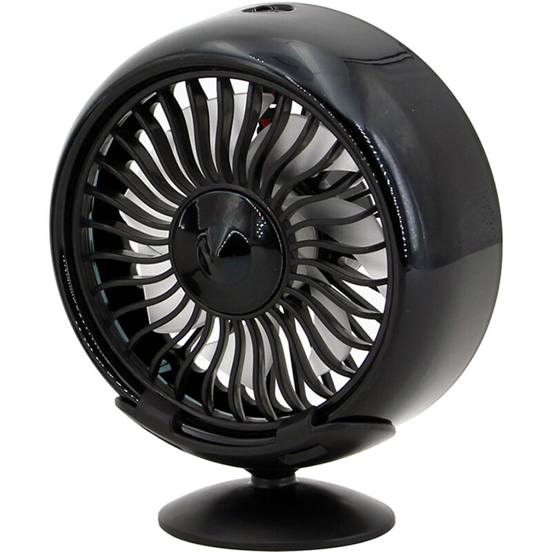 Mini Ventilateur De Voiture Pour Event/Tableau De Bord 3 Vitesses Ventilateur De Refroidissement Usb Avec Cable Lumiere Led Coloree Integree, Avec