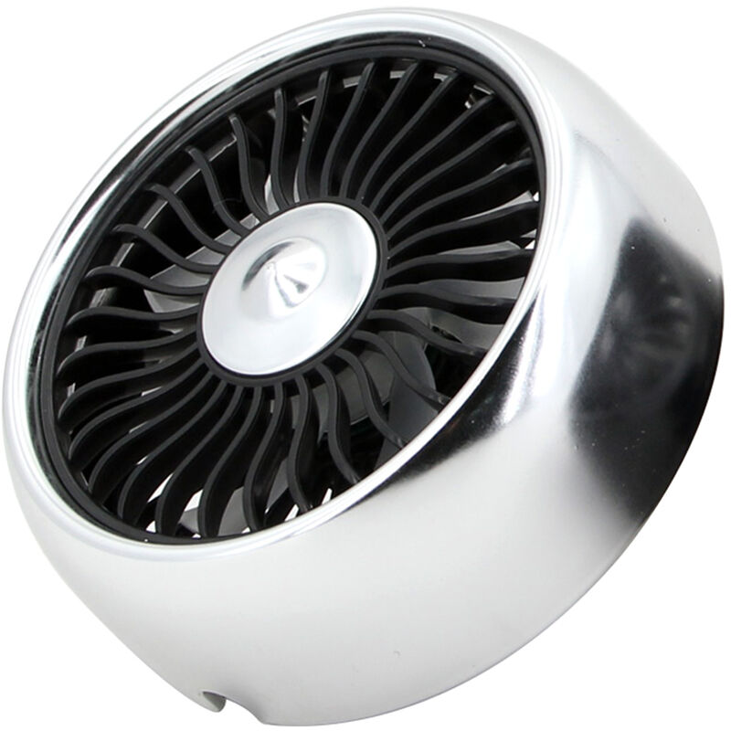 Mini Ventilateur De Voiture Pour Event/Tableau De Bord 3 Vitesses Ventilateur De Refroidissement Usb Avec Cable Lumiere Led Coloree Integree, Avec