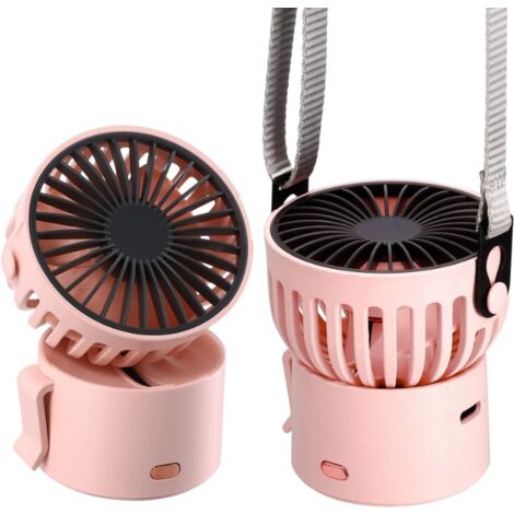 Dww-ventilateur Portatif, 4000mah Mini Ventilateur Main, Petit Ventilateur  Rechargeable Usb [temps De Travail 5-20h] Ventilateur Personnel Piles Ave