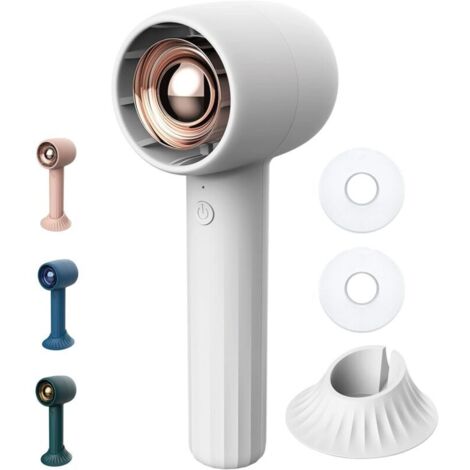 Mini ventilateur USB, portable électrique silencieux avec diffuseur d'arômes, petite batterie, avec base de bureau, refroidissement en voyage, extérieur, intérieur.