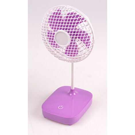 Mini-Ventilator Ø13cm Tischventilator Lüfter Kühler Gebläse Windmaschine Kühlung - lila