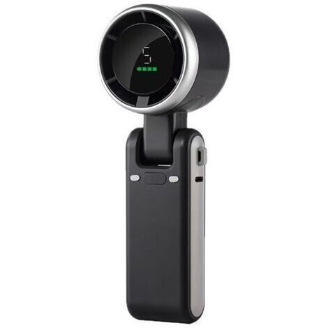 Mini-Ventilator, tragbar, wiederaufladbar, 5 hohe Geschwindigkeiten, einstellbar, 3600 mAh, Reiseventilator, Turbo-Ventilator, Nackenventilator