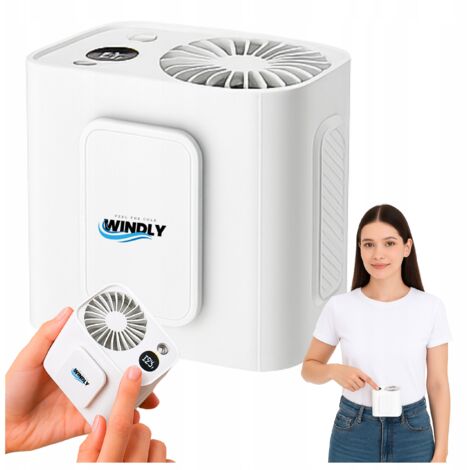 Mini ventilatore con clip per pantaloni sotto la maglietta wireless USB