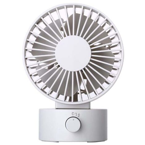 Mini ventilatore da scrivania USB 102×79×138mm Dimensioni del palmo Silenzioso Tre velocità Velocità del vento Compagno di raffreddamento portatile