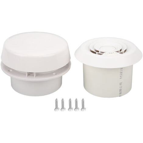 Mini ventilatore per camper - Rotondo, bianco, silenzioso, resistente alla compressione