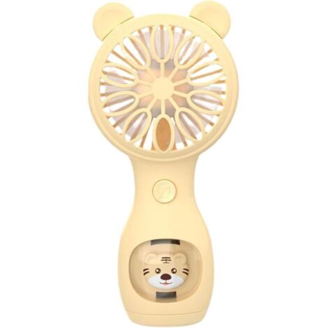 Mini ventilatore portatile a batteria composto da 3 pezzi con velocità del vento regolabile, adatto per bambini, uso domestico, esterno e ufficio.