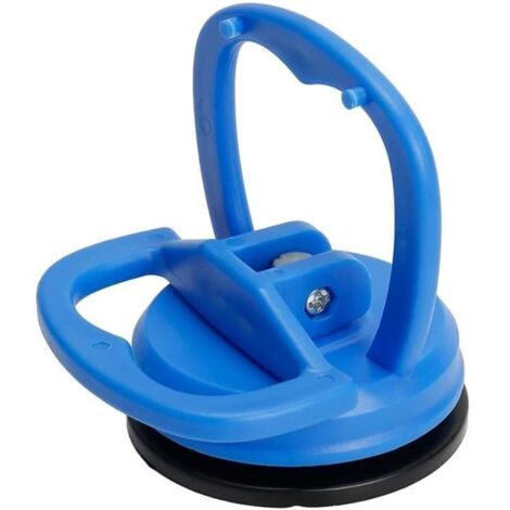 Mini Ventouse Carrosserie Debosselage Ventouse ABS Caoutchouc Durable 5.6cm Débosselage de Voiture pour écran Téléphone(bleu).