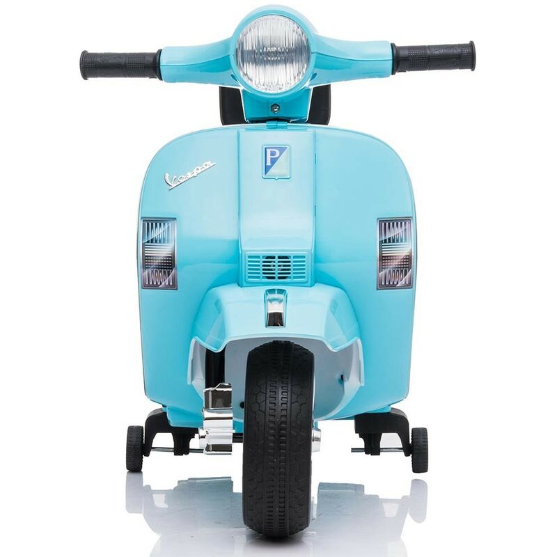 Mediawave Store - Mini Vespa Officiel Piaggio px 150 Moto LT913 Électrique Jouet Enfants 6V Couleur: Vert eau
