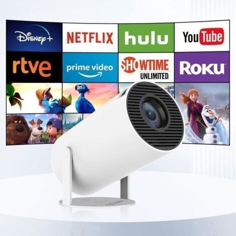Mini vidéoprojecteur HY300 - Android 11.0 - 720p - WiFi 5G/Bluetooth 5.0