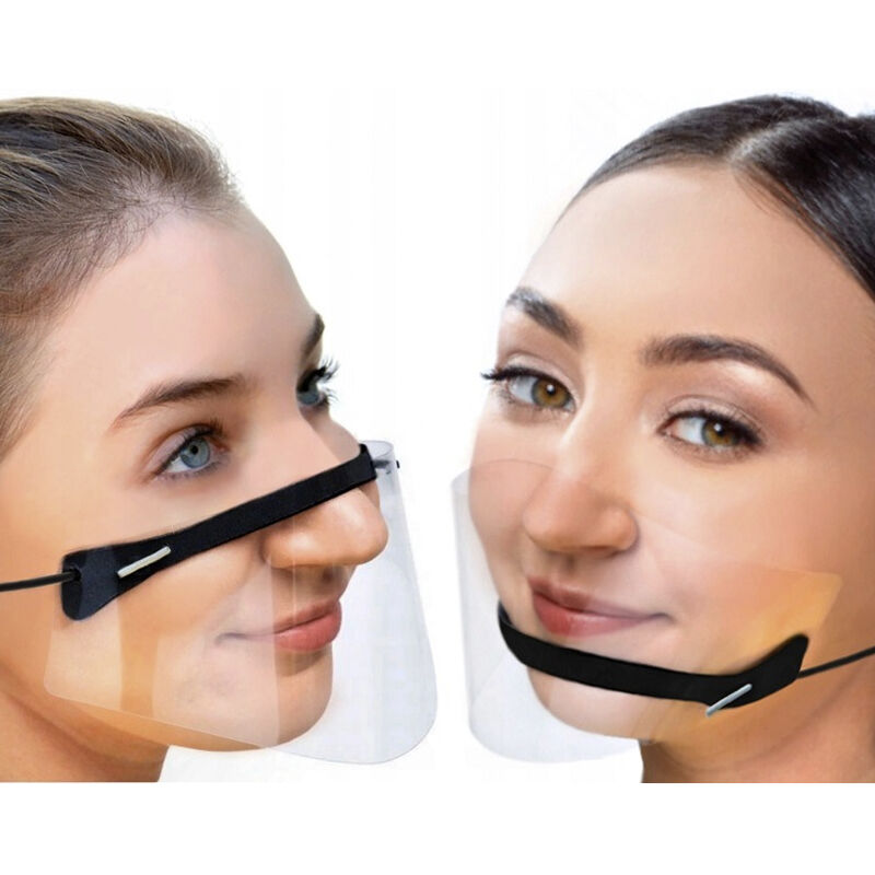 Mini visière nez et bouche - noir