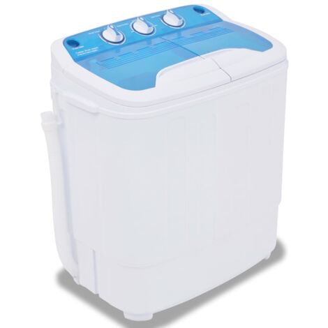 vidaXL Mini-Waschmaschine mit Wäscheschleuder Camping Waschautomat 2,6/5,6 kg