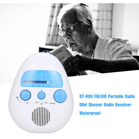 Mini-Wasserdichtes FM/AM-Duschradio mit Batterien für das Badezimmer