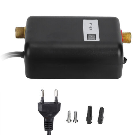 Mini-Wassererhitzer Elektrisch Tankless Instant Warmwasserbereiter für Bad Küche Waschen SuppliesBlack EU 220-240V 3800W