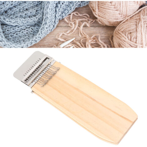 [Mini-Webstuhl] Speedweave-Set mit 12 Haken – DIY-Reparaturwerkzeug, tragbar, zur Reparatur von Löchern in Kleidung und Stoffen