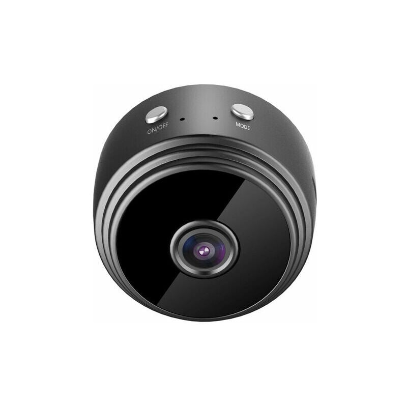 Coavas - Mini WiFi ip Camera with 1080P Full hd Wireless Recording, Micro Nanny Cam Control with Infrared Vision and Motion Control, for