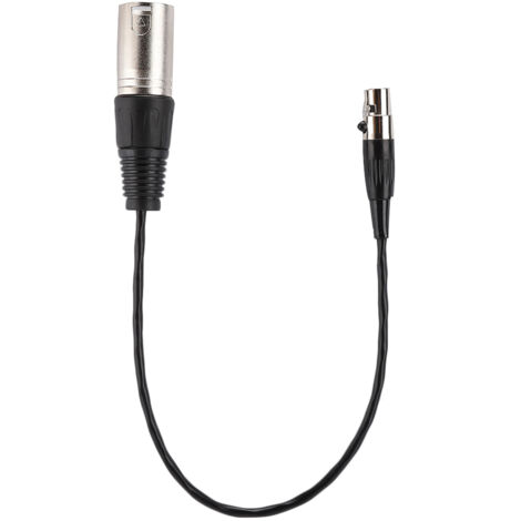 Mini-XLR-3-Pin-Buchse (Kupfer) auf XLR-3-Pin-Stecker (Zinklegierung) Audiokabel