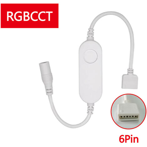 Mini ZigBee Controller 12V 24V 5 Canali Per Striscia Led RGB+CCT APP Tuya HUE Compatibile Con Alexa Google Home