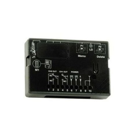 Mini-Zweikanalempfänger 2 Kanäle 12 V 24 V 433 S435 CARDIN RMS435200