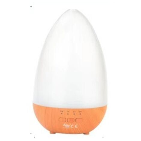 MINIAROMADIFFUSORLEDHOLZFARBENAROMATHERAPIEUSBLUFTBEFEUCHTERHAUSE120ML