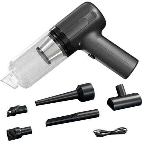 Miniaspiradora, aspiradora inalámbrica ligera para coche, aspiradora doméstica de 200 W, aspiradora de mano, aspiradora compacta, kit de limpieza para coche, accesorios para el hogar.