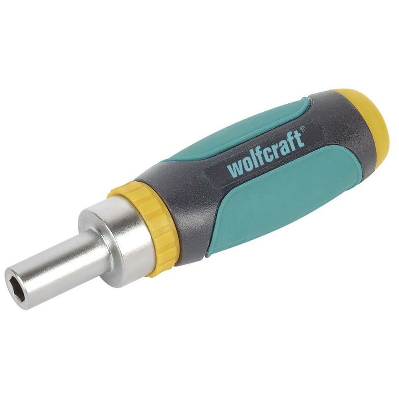 

Wolfcraft 1237000 - 1 miniatornillador manual con carraca 109 mm