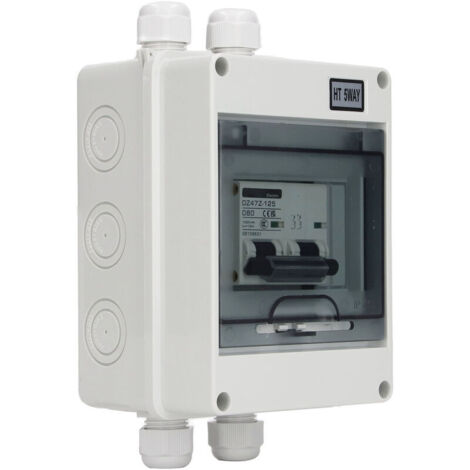 Miniatur-80A 2P IP65 wasserdichter 1000VDC-Leistungsschalter für Solar-PV-Systeme