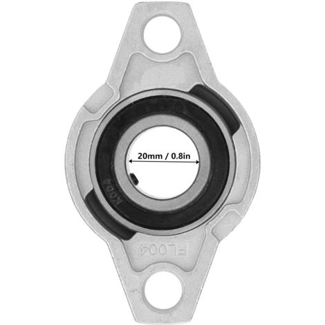 Miniatur-Flanschlagerblock KFL004 aus Zink-Aluminium-Legierung mit rhombischem Lager