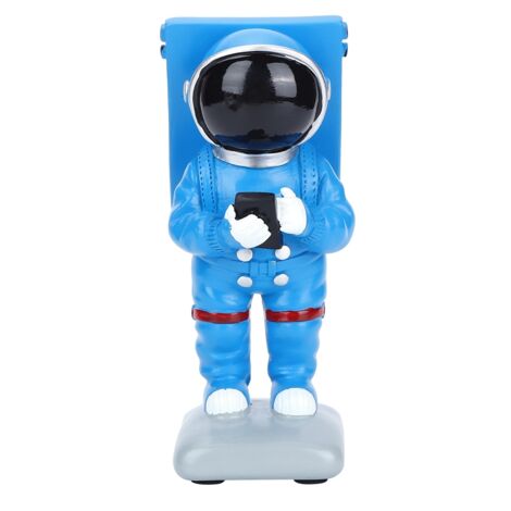 Miniatur-Handyhalter aus Kunstharz in Astronautenform, Deko-Element für Büro und Zuhause