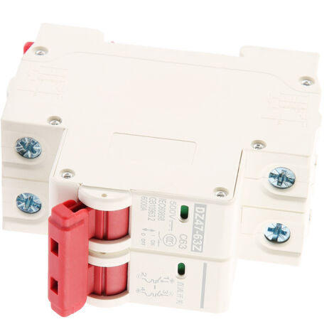 Miniatur-Leistungsschalter 2P 63A 500V DZ47-63Z-2P – Elektrischer Schutz und Sicherheit