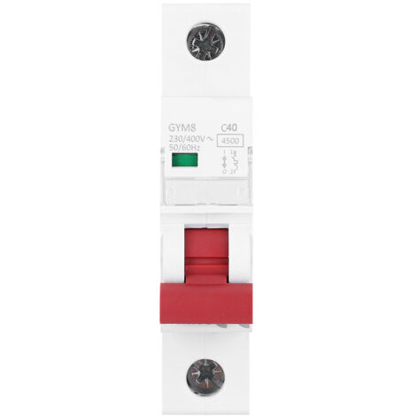 Miniatur-Leistungsschalter GYM8-C45, 40 A/50 A/63 A, 230/400 V AC – 2er-Pack