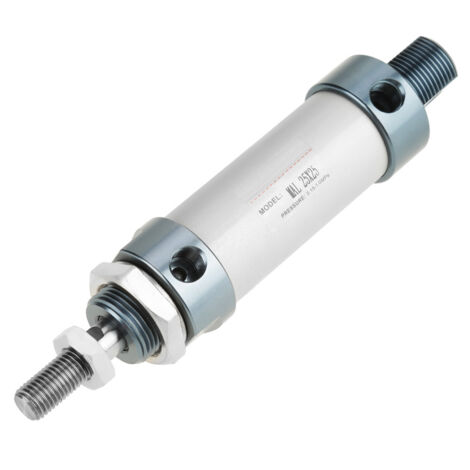Miniatur-Pneumatikzylinder – 25 mm Bohrung, 25 mm Hub, doppeltwirkend