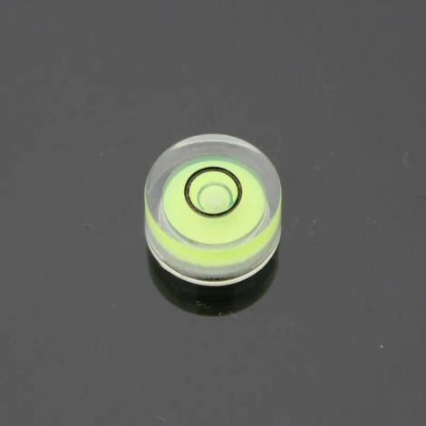 Miniatur-Rundwasserwaage 25 x 10 mm  Kleines Ausgleichslineal  Kompaktes Universallineal  Für präzises Nivellieren auf engstem Raum und an elektronischen Geräten