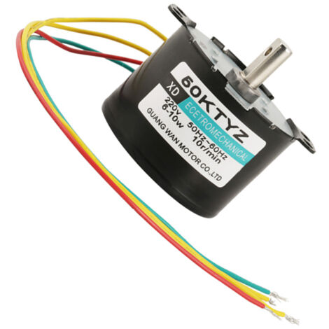 Miniatur-Synchronmotor 220 V, hohes Drehmoment, niedrige Drehzahl 10 U/min, Rechts-/Linkslauf
