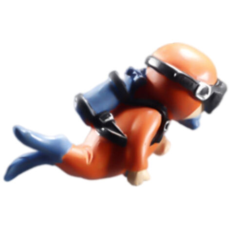 Miniatur-Taucherfigur fürs Aquarium – Landschaftsdekoration und Accessoire fürs Aquarium