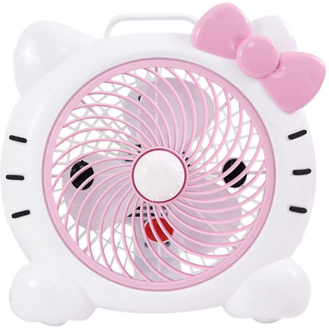 Miniatur-Tischventilator für Studenten, Schlafzimmer, Studentenwohnheim oder Nachttisch – Modell 4