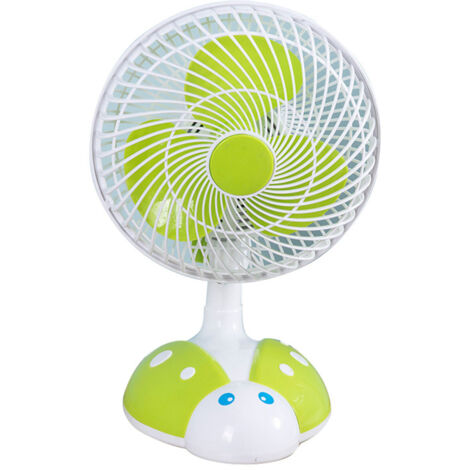 Miniatur-Tischventilator mit 3 Flügeln, automatischem Schwenkkopf, leise und tragbar für Büro oder Schlafzimmer