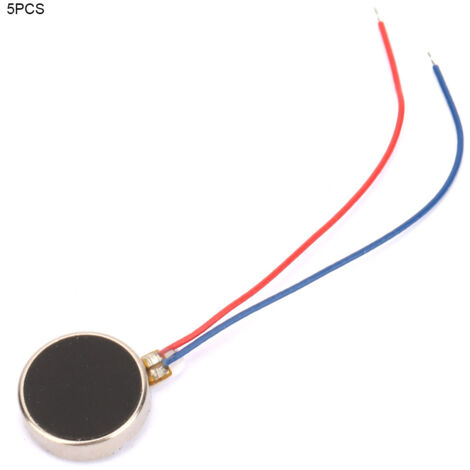 Miniatur-Vibrationsmotor (3 V Gleichstrom) für Mobiltelefone – 5 Stück, 10 x 2 mm, 80 mA, 11.000 U/min