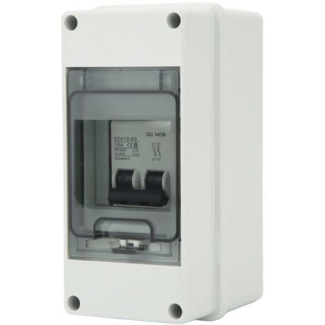 Miniature 1000V 2P Waterproof DC Disconnect Switch Circuit Breaker for Solar Systems