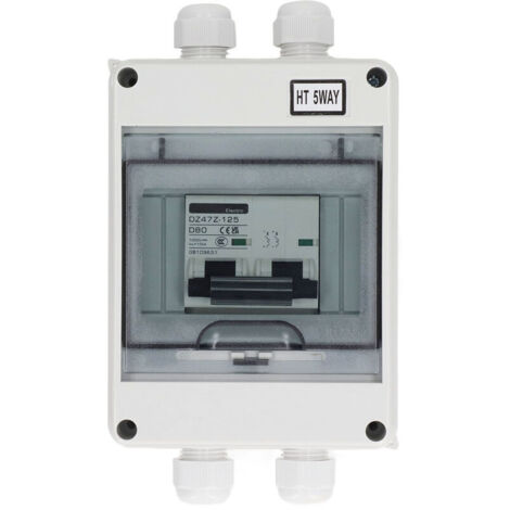 Miniature 80A 2P IP65 Waterproof 1000VDC Circuit Breaker Disconnect Switch for Solar PV System