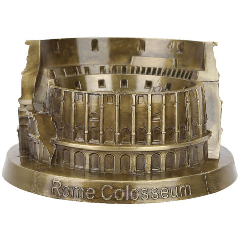 Miniature Colisée Romain Vintage - Décoration Bureau et Maison Artisanat