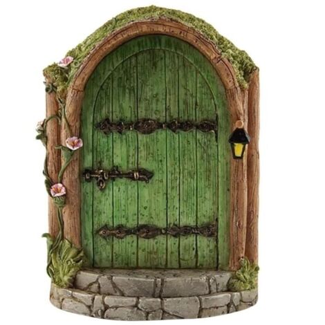 Miniature Fairy Door, Outdoor Garden Decoration Accessories, Garden Art Sculptures, Nursery Decor, Wall Hanging Tree YMYNY