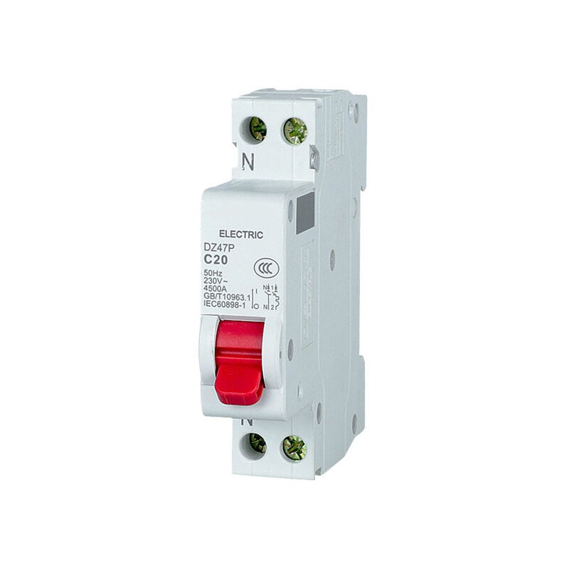 Miniature Residual Current Circuit Breaker DZ47P-1P+NC32A Household Electric Leakage Protector Rail Installation